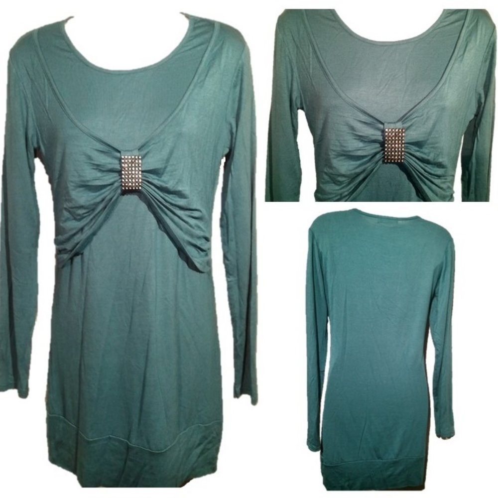 Women's Casual Summer Blue Dress Size S - L
